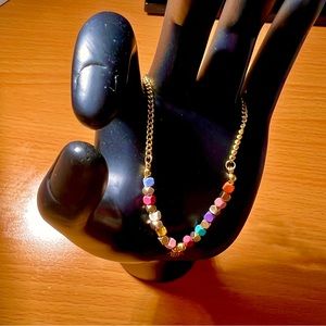 Cute bracelet from boutique in Spain-NWOT Hamsa hand is a sign of protection.